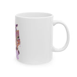 Vibrant Art Ceramic Mug - 11oz & 15oz, Perfect for Coffee Lovers and Gift Giving