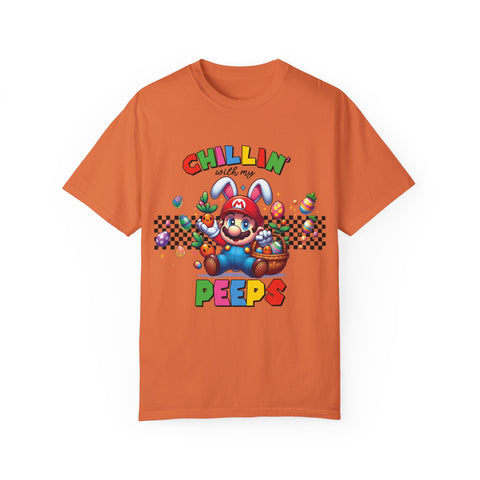 Chillin' with My Peeps Unisex T-Shirt - Fun & Colorful Graphic Tee for Easter Celebrations