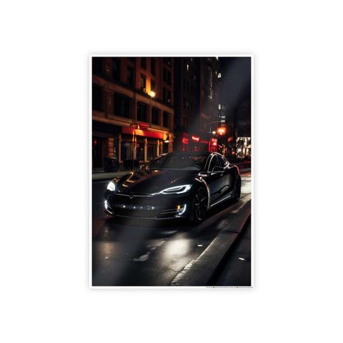 Sleek Car Gloss Poster - Modern Wall Art for Auto Enthusiasts