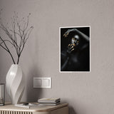 Elegant Gloss Poster | Black and Gold Art Print for Modern Home Decor