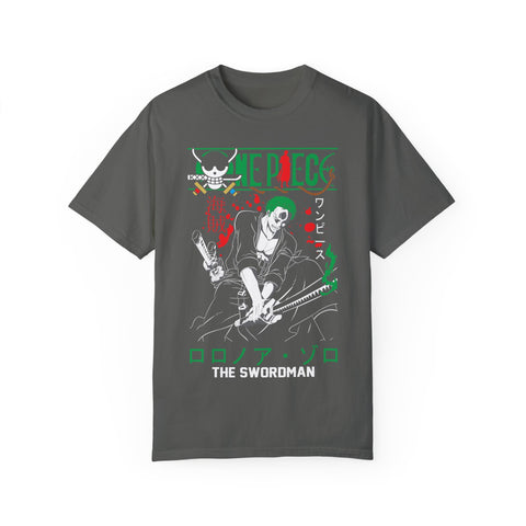 One Piece Swordman Unisex Garment-Dyed T-Shirt