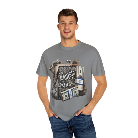 Gangsta Money Bag T-Shirt - Unisex Garment-Dyed Tee