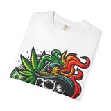 Skull & Smoke T-Shirt | Cool Unisex Graphic Tee for Music Lovers, Festival Wear, Street Style, Gift Idea, Vibrant Design