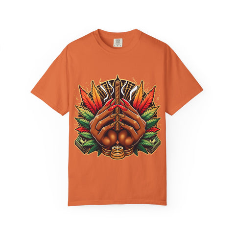 Bohemian Hand-Drawn T-Shirt for Nature Lovers