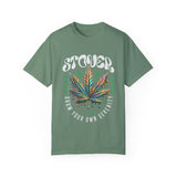 Unisex Garment-Dyed T-Shirt - "Grow Your Own Serenity"