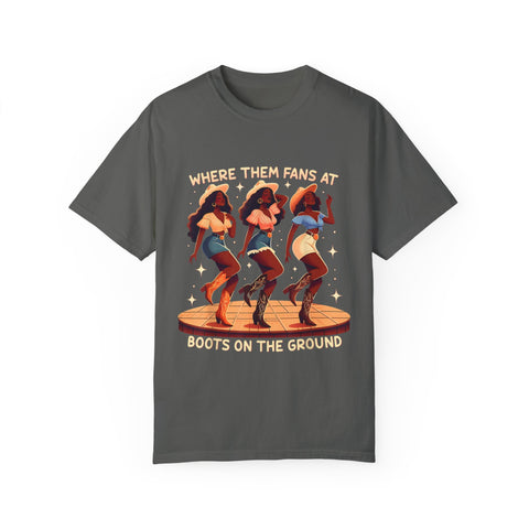 Women Empowerment Graphic T-Shirt - "Where Them Fans At"