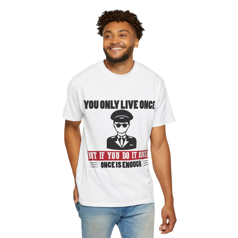 You Only Live Once Graphic Tee for Adventurers