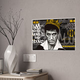 Glossy Wall Art Poster - 'The World is Yours'