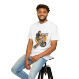BMX Rider Graphic T-Shirt - Unisex Garment-Dyed Tee for Cycling Enthusiasts