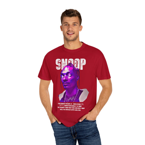 Vintage Snoop Dogg T-Shirt - Unisex Garment-Dyed Tee for Music Fans