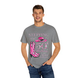 50th Birthday Cowgirl T-Shirt | Unisex Garment-Dyed Tee