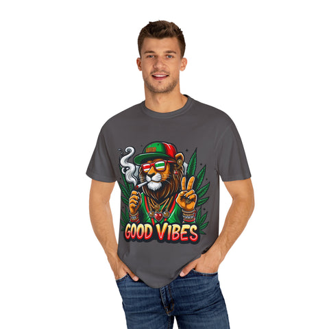 Good Vibes Unisex Garment-Dyed T-Shirt