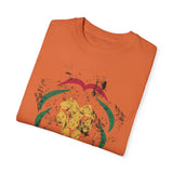 Reggae Lion Unisex Garment-Dyed T-Shirt - I Red I Blood I Love