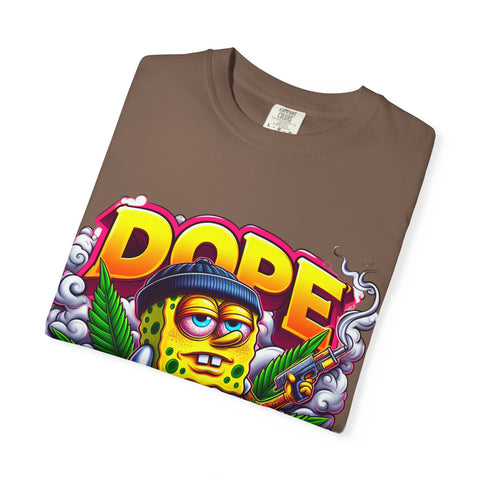Retro Dope SpongeBob T-Shirt | Unisex Garment-Dyed Tee for Fun Vibes
