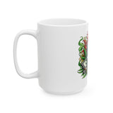 Skull & Cannabis Ceramic Mug - 11oz & 15oz