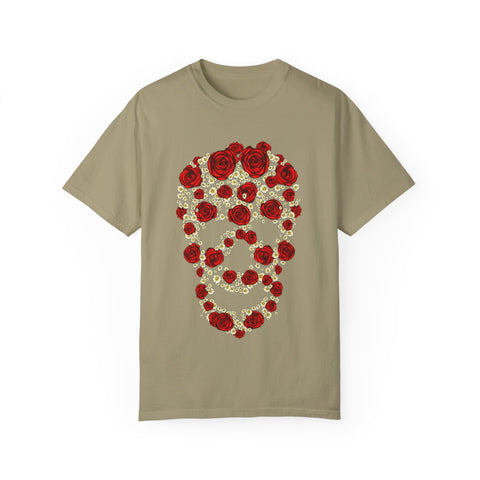 Floral Skull Unisex T-Shirt - Stylish Casual Wear for Creative Souls
