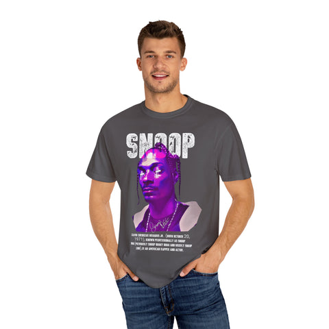 Vintage Snoop Dogg T-Shirt - Unisex Garment-Dyed Tee for Music Fans