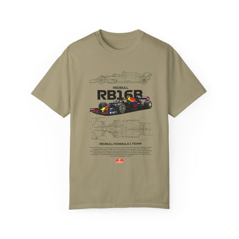 Unisex Garment-Dyed T-shirt - Red Bull Formula 1 Team Graphic Tee