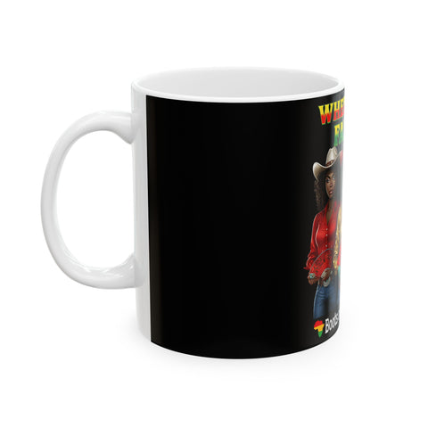 Western Themed Ceramic Mug - Perfect for Cowboy Lovers and Gifts