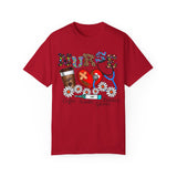 Nurse Love Graphic T-Shirt - Coffee Scrubs & Rubber Gloves