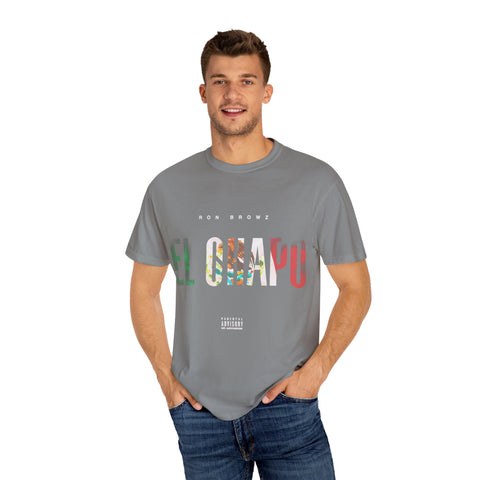 Unisex Garment-Dyed T-Shirt with 'EL CHAPU' Design - Casual Vibe, Perfect for Everyday Wear