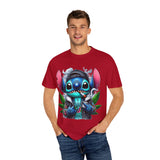 Vibrant Stitch-Inspired Unisex T-Shirt | Funky Streetwear Vibe | Perfect for Festivals and Casual Outings
