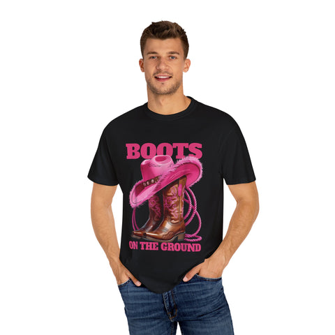 Bohemian Style Unisex T-Shirt - "Boots on the Ground"