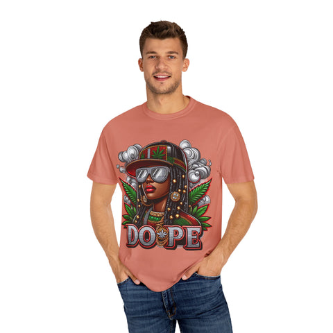 Dope Graphic Unisex Garment-Dyed T-Shirt – Stylish Cannabis-Inspired Tee for Everyday Wear