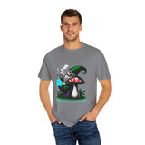 Magic Gnome T-shirt - Where Every Puff Unearths Magic | Unisex Garment-Dyed Tee for Nature Lovers