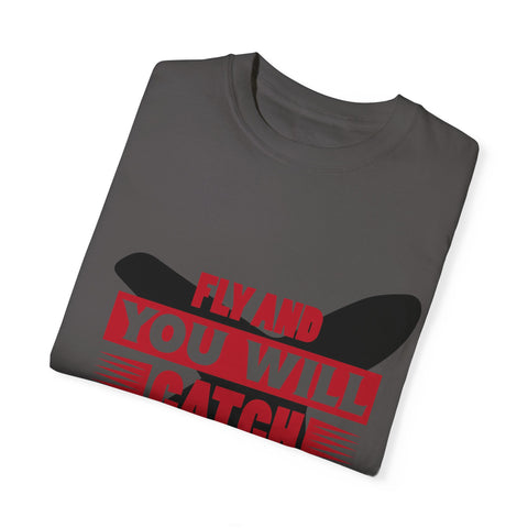 Catch the Swallow T-Shirt - Unisex Garment-Dyed Tee for Adventurers