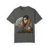 Stylish Woman with Money Graphic Unisex T-Shirt - Trendy Fashion Tee for Everyday Wear
