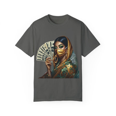 Stylish Woman with Money Graphic Unisex T-Shirt - Trendy Fashion Tee for Everyday Wear