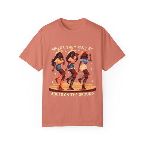 Women Empowerment Graphic T-Shirt - "Where Them Fans At"