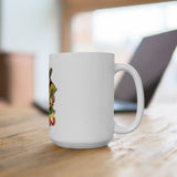 Colorful Bohemian Ceramic Mug – Perfect for Coffee Lovers