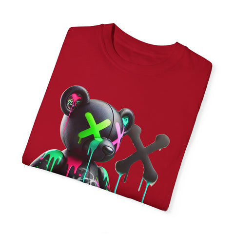 Graffiti Bear Unisex Garment-Dyed T-Shirt