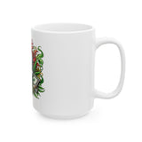 Skull & Cannabis Ceramic Mug - 11oz & 15oz