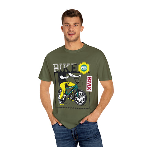 BMX Pro Unisex Garment-Dyed T-shirt - Perfect for Cycling Enthusiasts