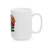 Rolling Hands Ceramic Mug - 11oz & 15oz | Perfect for Coffee Lovers & Gift Ideas
