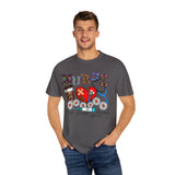 Nurse Love Graphic T-Shirt - Coffee Scrubs & Rubber Gloves