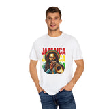 Reggae Vibes Unisex Garment-Dyed T-Shirt - Jamaica Music Art Tee