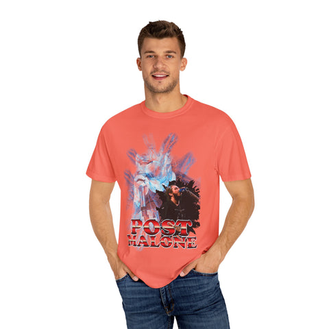 Post Malone Unisex Garment-Dyed T-Shirt - Trendy Music Apparel