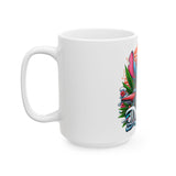 Cool Dope Character Ceramic Mug - Perfect Gift for Stoners & Cartoon Fans