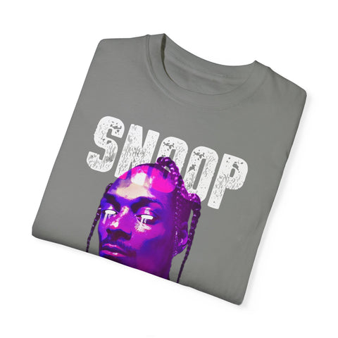 Vintage Snoop Dogg T-Shirt - Unisex Garment-Dyed Tee for Music Fans