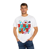 Nurse Life Unisex Garment-Dyed T-Shirt – Colorful Medical Graphic Tee