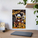 Glossy Art Poster - 'The World is Yours' Wall Decor