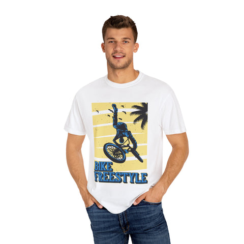 Unisex Bike Freestyle T-Shirt - Casual Graphic Tee for Cyclists