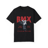 BMX Unisex Garment-Dyed T-Shirt - "When in Doubt Pedal It Out"