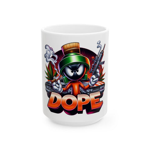 Dope Graphic Ceramic Mug - Cool Gift for Rebels & Original Thinkers