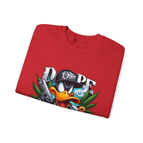 Cool Duck Graphic Crewneck Sweatshirt - Unisex Heavy Blend™ - DOPE Design